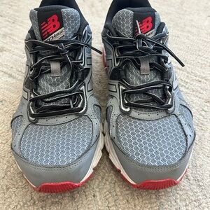 New Balance Men's Athletic Shoes in Gray and Red
